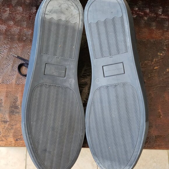 Italic Men's Cadence Tonal Midnight Blue Leather Sneakers, Sz 13 - Picture 7 of 16